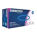 Ambitex L200 Series Powder Free Cream Latex Gloves, Large, 100/Box (LLG200)