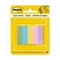 Post-it Page Marker, Assorted Colors, .5 in. x 1.7 in., 100 Sheets/Pad, 5 Pads/Pack (6705AU)