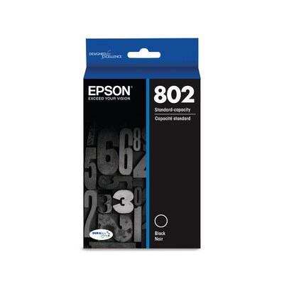 Epson T802 Black Standard Yield Ink Cartridge (T802120-S)