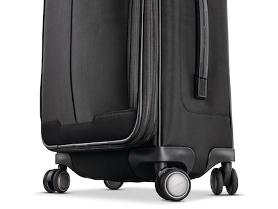 Samsonite Silhouette 17 23 Carry-On Suitcase, 4-Wheeled Spinner, Black (139016-1041)