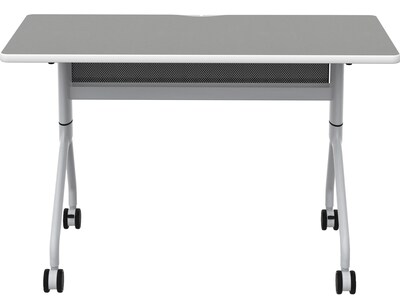 Safco Rumba Training Room Table, 24 x 48, Fashion Gray (RBA4824FLSLFNGY)