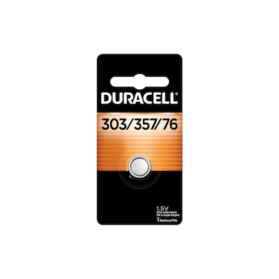 Duracell 303/357/76 Silver Oxide Battery (D303/357EA)