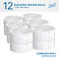 Scott Essential JRT Recycled Coreless Toilet Paper, 2-ply, White, 12 Rolls/Case (07006)