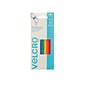 Velcro® Fasteners, 1/2"x8" Straps, Assorted Colors