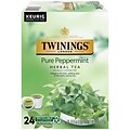 Twinings Pure Peppermint Herbal Tea, Keurig® K-Cup® Pods, 24/Box (TNA85813)