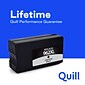 Quill Brand® Remanufactured Black High Yield Ink Cartridge Replacement for Brother LC65 (LC65HYBKS) (Lifetime Warranty)