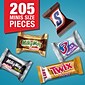 Milky Way, Twix, 3 Musketeers and Snickers Minis Chocolate Candy Bars, 62.6 oz., 205 Pieces (220-00016)