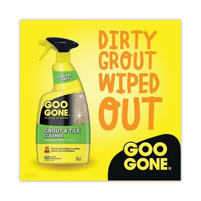 Goo Gone® Grout and Tile Cleaner, Citrus Scent, 28 oz Trigger Spray Bottle