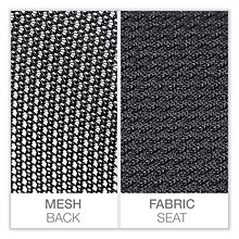 Alera® Fixed Arm Fabric Task Chair, Black (ALEWS42B17)