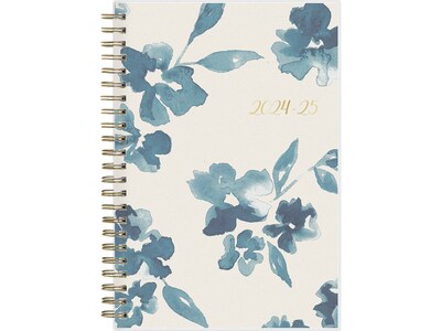 2024-2025 Blue Sky Bakah Blue 5 x 8 Academic Weekly & Monthly Planner, Plastic Cover, Blue/White (