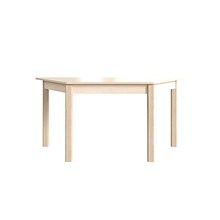 Flash Furniture Bright Beginnings Hercules Trapezoid Table, 47 x 20.75, Beech (MK-ME088018-GG)