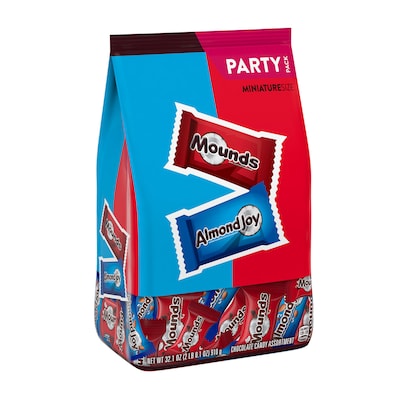 ALMOND JOY & MOUNDS Assorted Flavored Candy Party Pack, 32.1 oz (HEC99981)