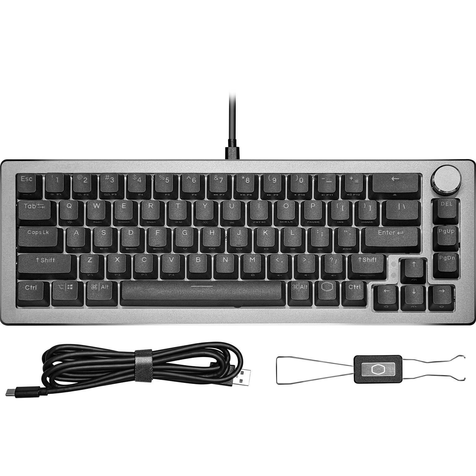 Cooler Master CK720 Gaming Mechanical Keyboard, Space Gray (CK-720-GKKW1-US)