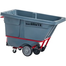 Rubbermaid Brute Heavy-Duty Tilt Truck, 0.5 Cu. Yd., Gray (2192465)