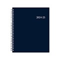 2024-2025 Blue Sky 7 x 9 Academic Weekly & Monthly Planner, Plastic Cover, Solid Navy (148675-A25)