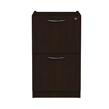 Alera Valencia File/file Drawer Full Pedestal, 15 5/8 X 20 1/2 X 28 1/2, Espresso