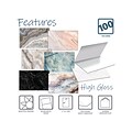 Better Office Natural Stone Cards with Envelopes, 4 x 6, Assorted Colors, 100/Pack (64577-100PK)