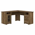 Bush Furniture Cabot 60W L Shaped Computer Desk, Reclaimed Pine (WC31530-03K)