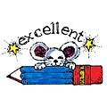 Excellent Mouse & Pencil Sweet-Arts Artistic Rubber Stamp