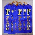 Beistle 1st Place Award Ribbon, 2 x 8, Pack of 6 (DM-AR01)