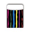 Pick-A-Pocket™ Library Pockets, Neon Stripes