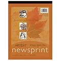 Pacon Newsprint Pad, 12 x 18, White, 50 Sheets (PAC3441Q)
