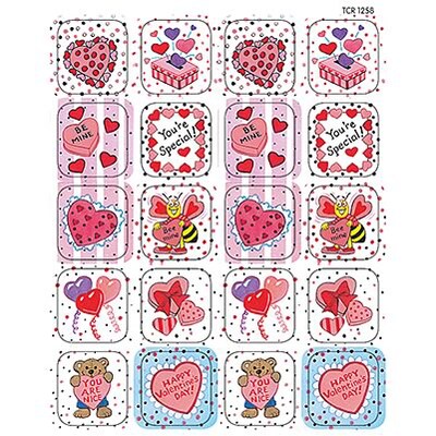 Teacher Created Resources Stickers; Valentine’s Day