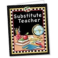Substitute Teacher Pocket Folder by Mary Engelbreit