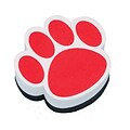 Ashley Magnetic Whiteboard Eraser; Red Paw