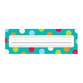 Creative Teaching Press™ Name Plates; Dots on Turquoise