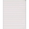 Pacon Newsprint Handwriting Paper, Skip-A-Line, 8.5 x 11, 1/2 Ruled, White, 500 Sheets/Pad (PAC2696)