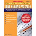 Scholastic Teaching Resources Standardized Test Practice; Long Reading Passages, Grades 3-4