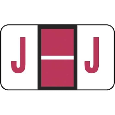 Medical Arts Press® Jeter® Compatible 5100 Series Alpha Roll Labels, J