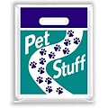 Medical Arts Press® Veterinary Non-Personalized 2-Color Small Supply Bags; Paw Print Path, Pet Stuff