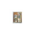 Wooden Mallet Solid Wood Magazine Wall Rack; 6 Magazine Pockets