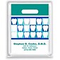 Medical Arts Press® Dental Personalized 2-Color Supply Bags; 7-1/2x9", Tooth Quilt Design, 100 Bags, (53734)