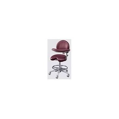 Brewer Design Ergonomic Assistants Stool with Back Rest; With Left Arm