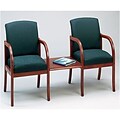 Lesro Weston Reception Room Furniture Collection in Standard Fabric; 2 Chairs with Center Table