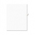 Avery® Avery-Style Legal Side Tab Dividers Individual Letters; 1-Tab, Title J, Letter, WE, 25/pk