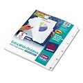 Inkjet Printer Extra-Wide White Dividers, 5-Tab, 9 x 11, CLR, 5 Sets/pk