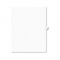 Avery-Style Legal Side Tab Dividers, 1-Tab, Title 12, Letter, WE, 25/pk
