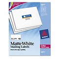 Avery® Print-to-the-Edge Address Labels; Matte White, 1-1/4x2-3/8, 450 Labels