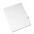 Avery® Allstate-Style Individual Number Legal Index Dividers;Title: 18, Letter, White, 25/pk