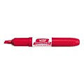 BIC® Great Erase Grip™ Dry-Erase Markers; XL, Chisel Tip, Red
