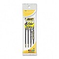 BIC® 4-Color Ball Point Pen Refills; Medium, BLK, BE, GN, Red Ink, 4/pk