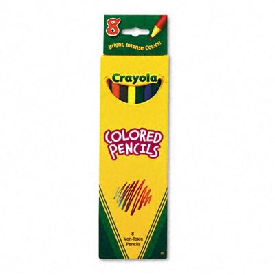 Crayola® Colored Pencils; 8/Box