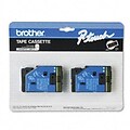 Brother® TC Series Laminated Label Tape; 1/2 x 25, Gold on Black