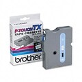 Brother® P-Touch® TX Series Tape Cartridge; 1/2, Blue on White