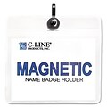 C-Line® Magnetic Name Badge Holder;  3x4