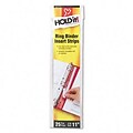 Holdit! Self-Adhesive Multi-Punched Binder Insert Strips, 25/pack